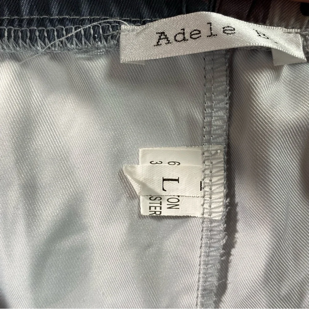 Adele B. Womens Black/Gray Camoflauge‎ Adjustable Waist Shorts Size LG - Picture 8 of 11